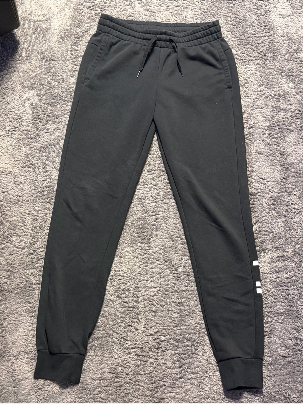 adidas Black Drawstring Joggers